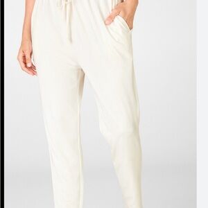 Fabletics Cream Joggers